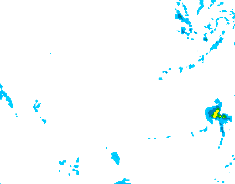 GDPS precipitation 198 hour forecast chart for Canada based on 2026/01/16 1200Z data
