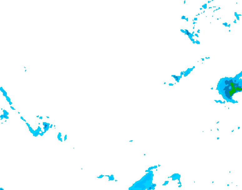 GDPS precipitation 210 hour forecast chart for Canada based on 2026/01/16 1200Z data