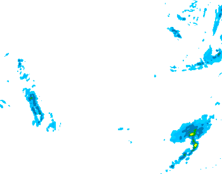 GDPS precipitation 234 hour forecast chart for Canada based on 2026/01/16 1200Z data