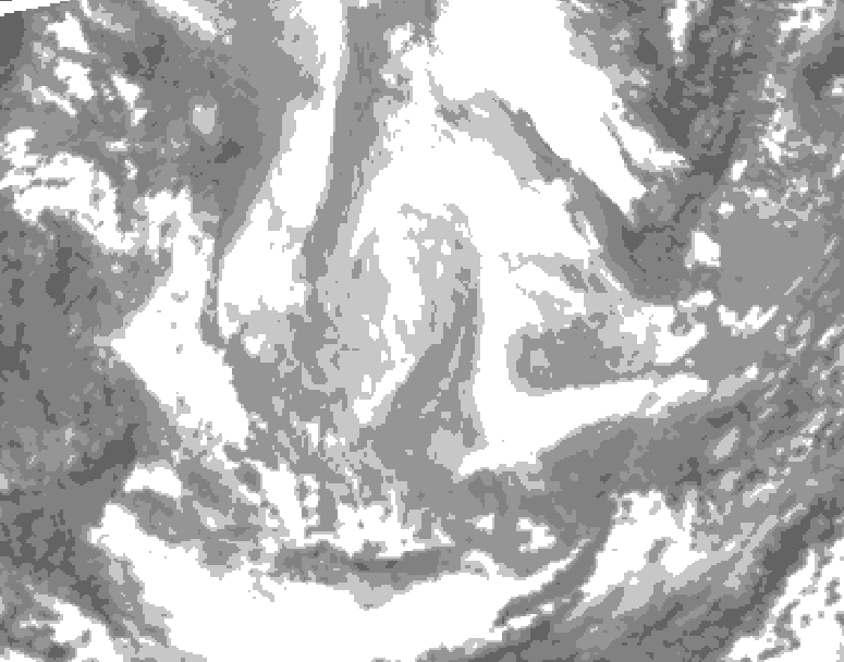 GDPS total cloud 138 hour forecast chart for Canada based on 2026/01/16 1200Z data