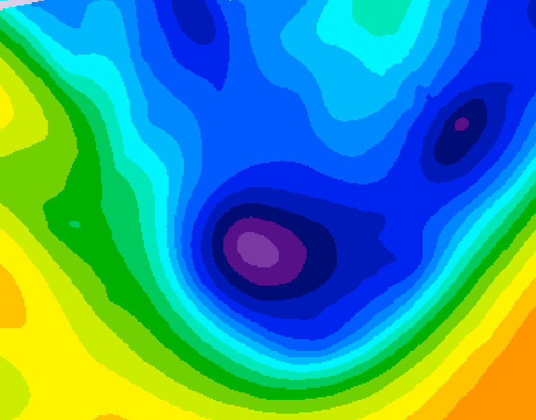 GDPS 500 millibar geopotential height 144 hour forecast chart for Canada based on 2026/01/17 0000Z data