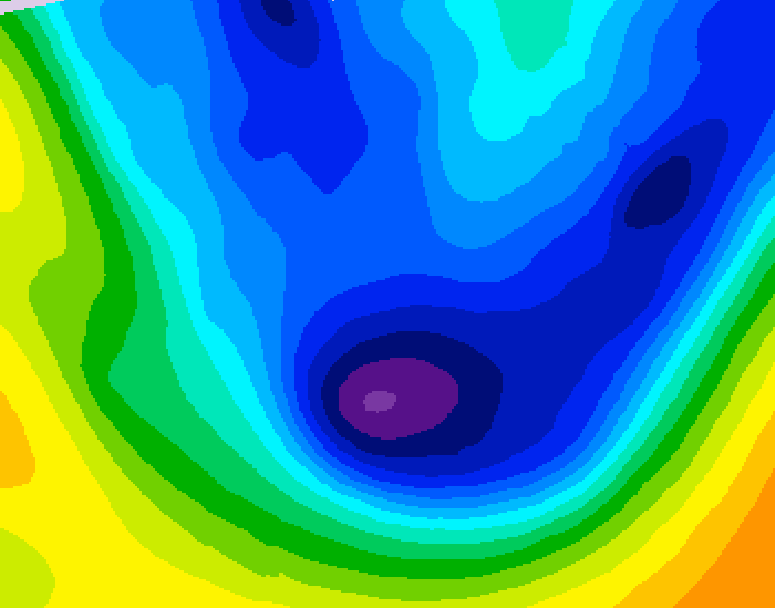 GDPS 500 millibar geopotential height 156 hour forecast chart for Canada based on 2026/01/17 0000Z data