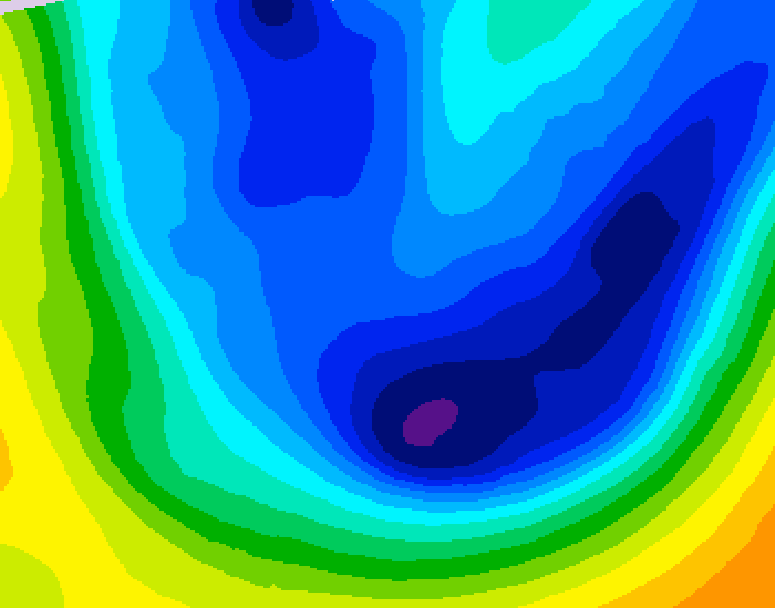 GDPS 500 millibar geopotential height 168 hour forecast chart for Canada based on 2026/01/17 0000Z data