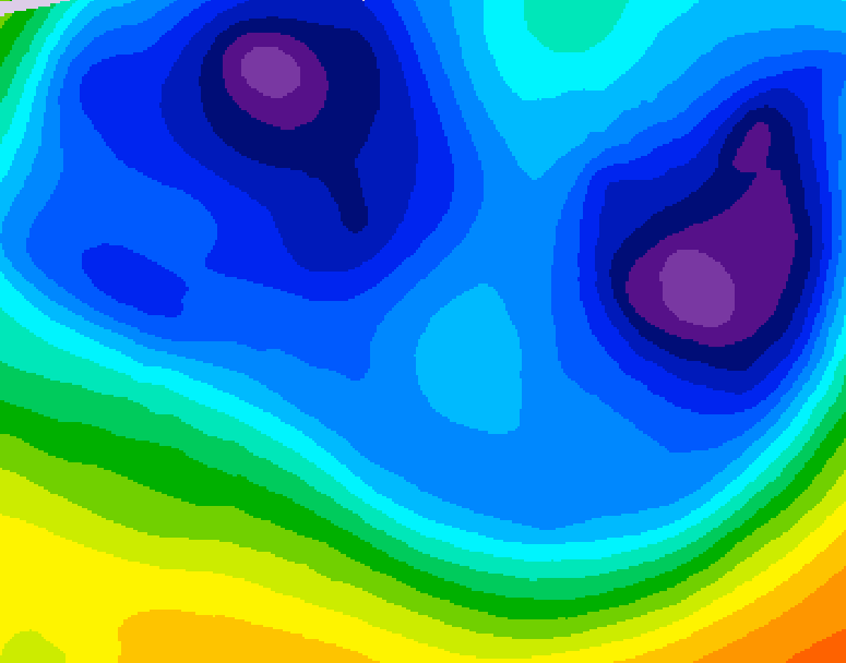 GDPS 500 millibar geopotential height 216 hour forecast chart for Canada based on 2026/01/17 0000Z data