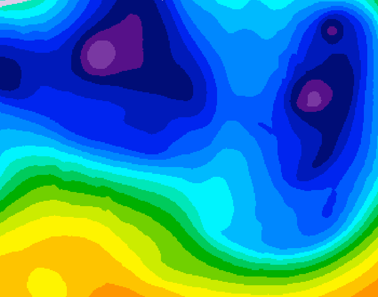GDPS 500 millibar geopotential height 240 hour forecast chart for Canada based on 2026/01/17 0000Z data