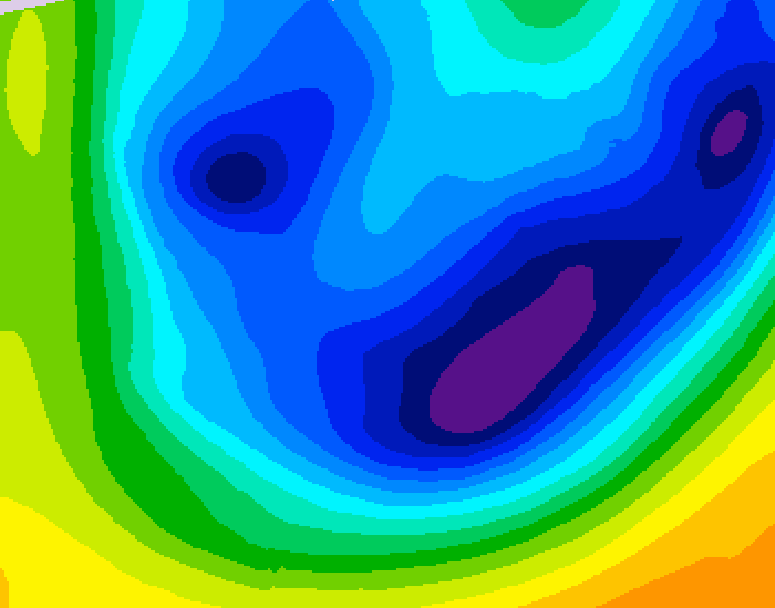 GDPS 500 millibar geopotential height 174 hour forecast chart for Canada based on 2026/01/17 1200Z data
