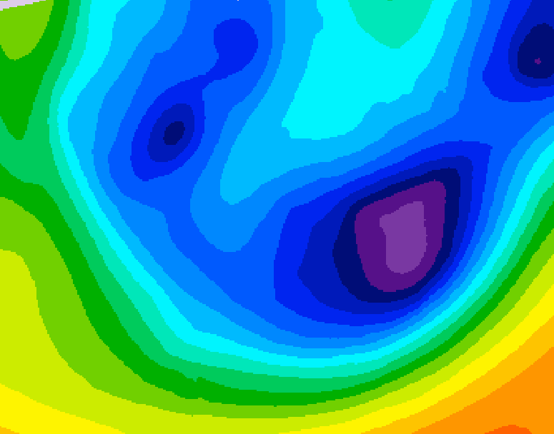 GDPS 500 millibar geopotential height 192 hour forecast chart for Canada based on 2026/01/17 1200Z data