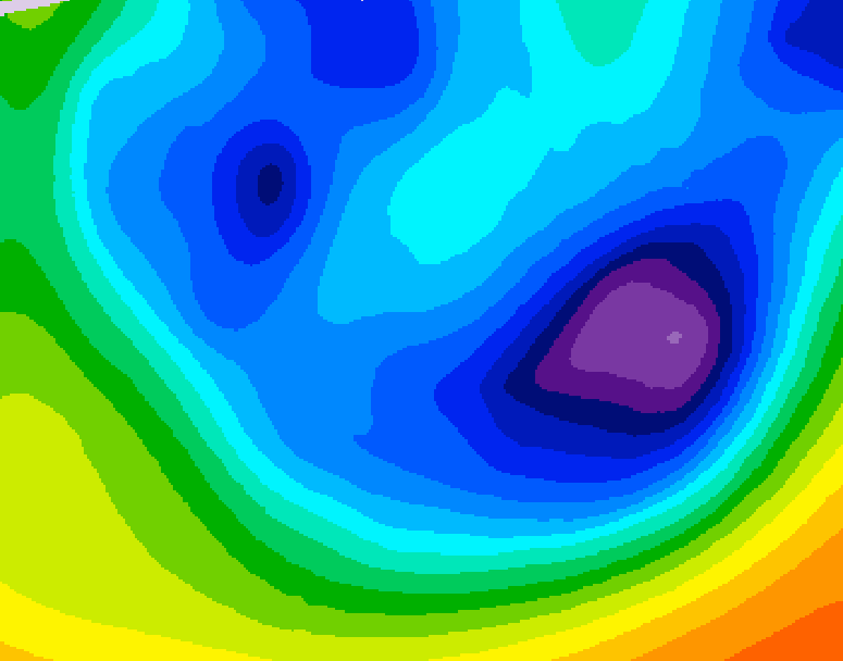 GDPS 500 millibar geopotential height 204 hour forecast chart for Canada based on 2026/01/17 1200Z data