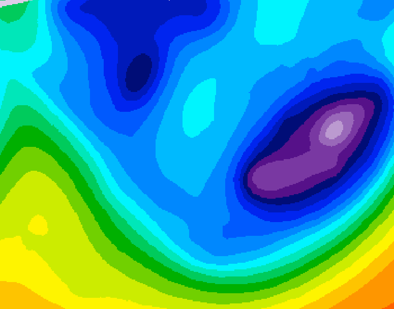 GDPS 500 millibar geopotential height 228 hour forecast chart for Canada based on 2026/01/17 1200Z data