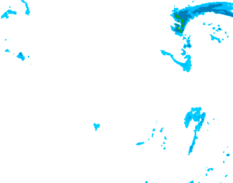 GDPS precipitation 024 hour forecast chart for Canada based on 2026/01/17 0000Z data