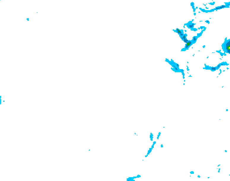 GDPS precipitation 120 hour forecast chart for Canada based on 2026/01/17 0000Z data