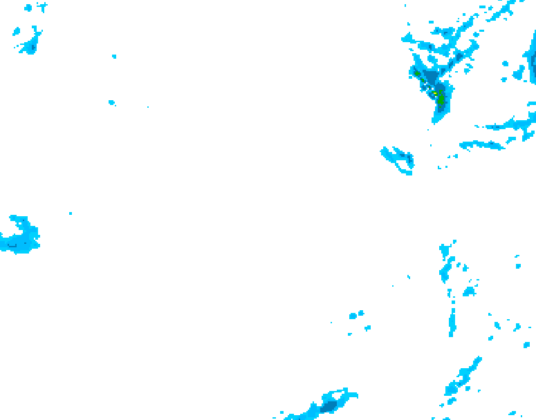 GDPS precipitation 132 hour forecast chart for Canada based on 2026/01/17 0000Z data