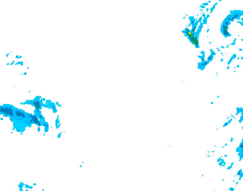 GDPS precipitation 228 hour forecast chart for Canada based on 2026/01/17 0000Z data