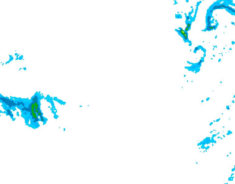 GDPS precipitation 234 hour forecast chart for Canada based on 2026/01/17 0000Z data