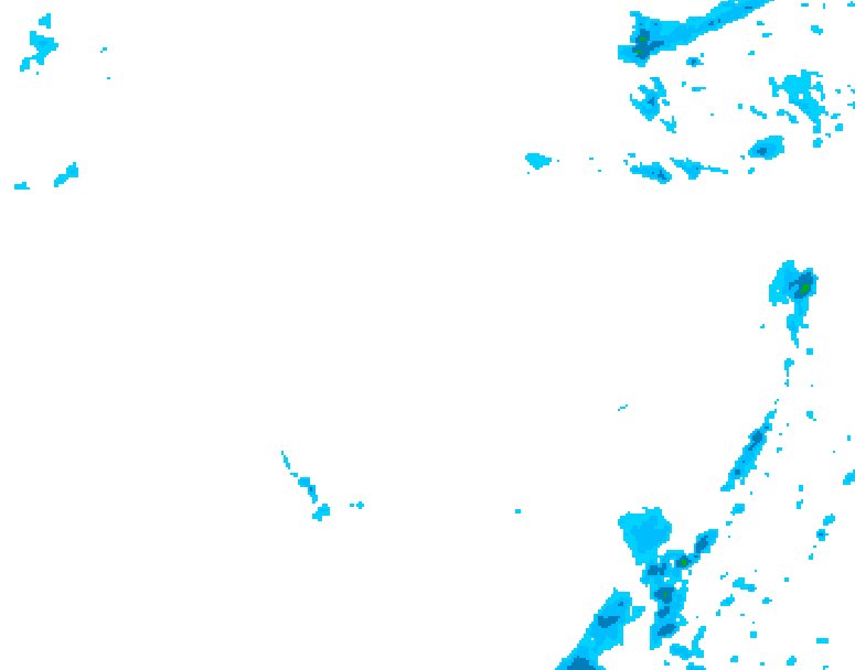 GDPS precipitation 024 hour forecast chart for Canada based on 2026/01/17 1200Z data