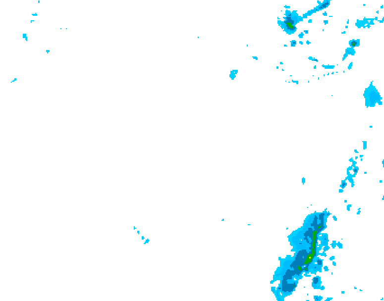 GDPS precipitation 030 hour forecast chart for Canada based on 2026/01/17 1200Z data