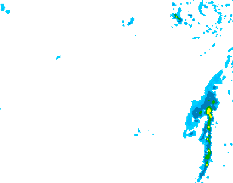 GDPS precipitation 042 hour forecast chart for Canada based on 2026/01/17 1200Z data