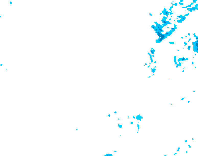 GDPS precipitation 102 hour forecast chart for Canada based on 2026/01/17 1200Z data