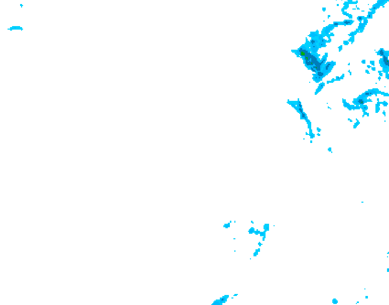 GDPS precipitation 108 hour forecast chart for Canada based on 2026/01/17 1200Z data