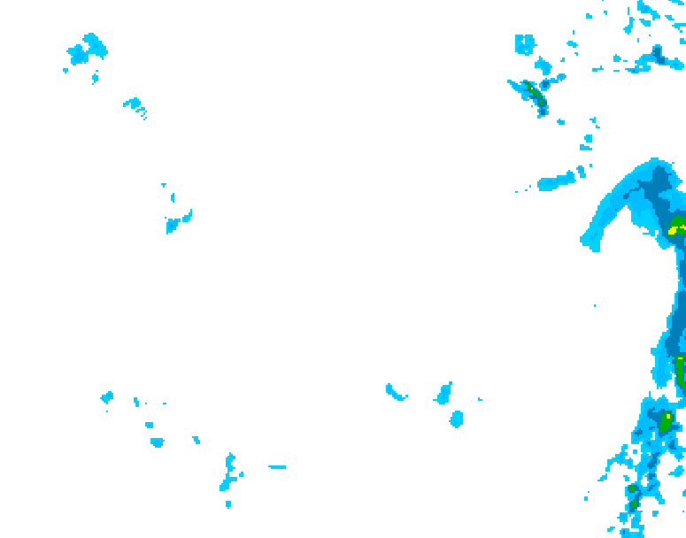 GDPS precipitation 150 hour forecast chart for Canada based on 2026/01/17 1200Z data