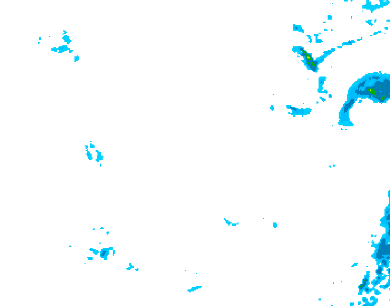 GDPS precipitation 156 hour forecast chart for Canada based on 2026/01/17 1200Z data