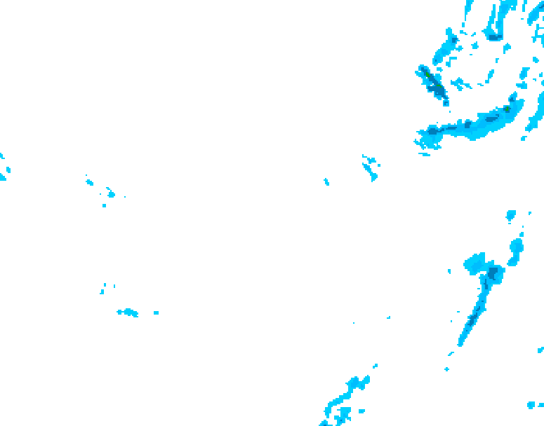 GDPS precipitation 180 hour forecast chart for Canada based on 2026/01/17 1200Z data