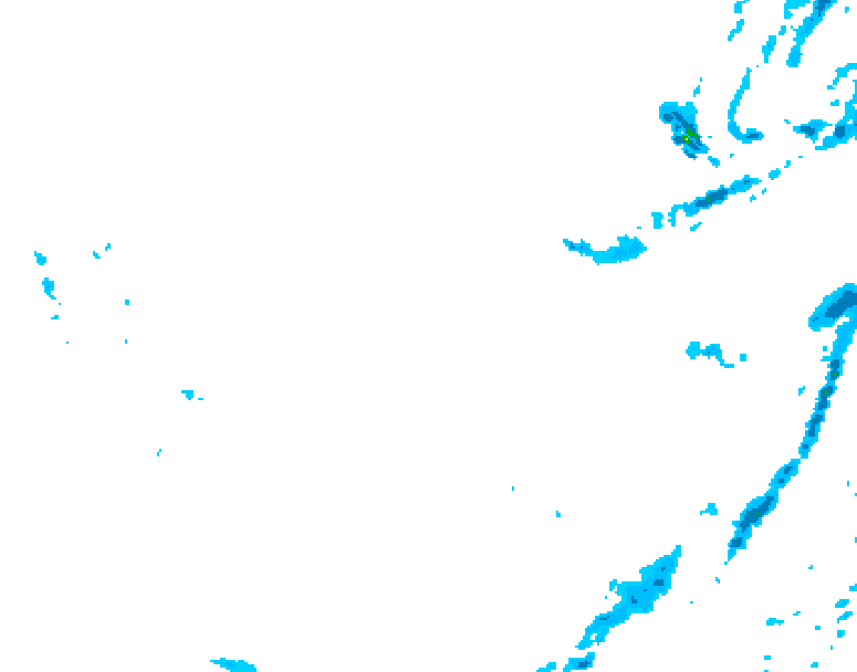 GDPS precipitation 192 hour forecast chart for Canada based on 2026/01/17 1200Z data