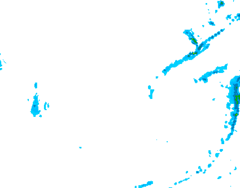 GDPS precipitation 210 hour forecast chart for Canada based on 2026/01/17 1200Z data