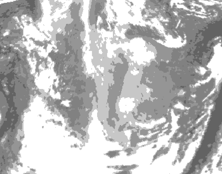 GDPS total cloud 066 hour forecast chart for Canada based on 2026/01/17 1200Z data