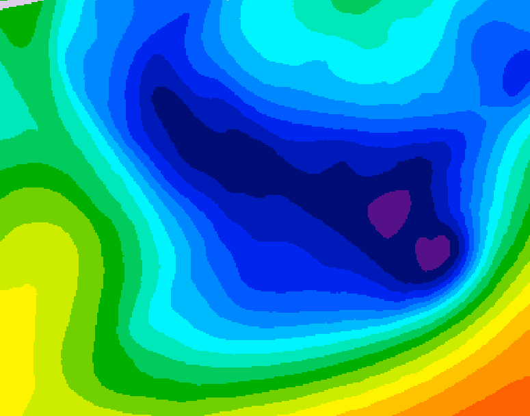 GDPS 500 millibar geopotential height 156 hour forecast chart for Canada based on 2026/01/18 1200Z data