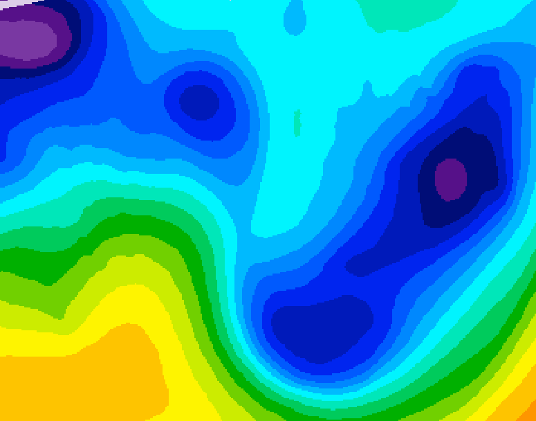 GDPS 500 millibar geopotential height 240 hour forecast chart for Canada based on 2026/01/18 1200Z data