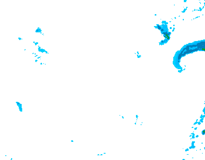 GDPS precipitation 144 hour forecast chart for Canada based on 2026/01/18 0000Z data