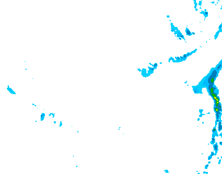 GDPS precipitation 192 hour forecast chart for Canada based on 2026/01/18 0000Z data
