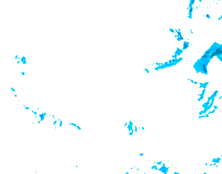 GDPS precipitation 204 hour forecast chart for Canada based on 2026/01/18 0000Z data