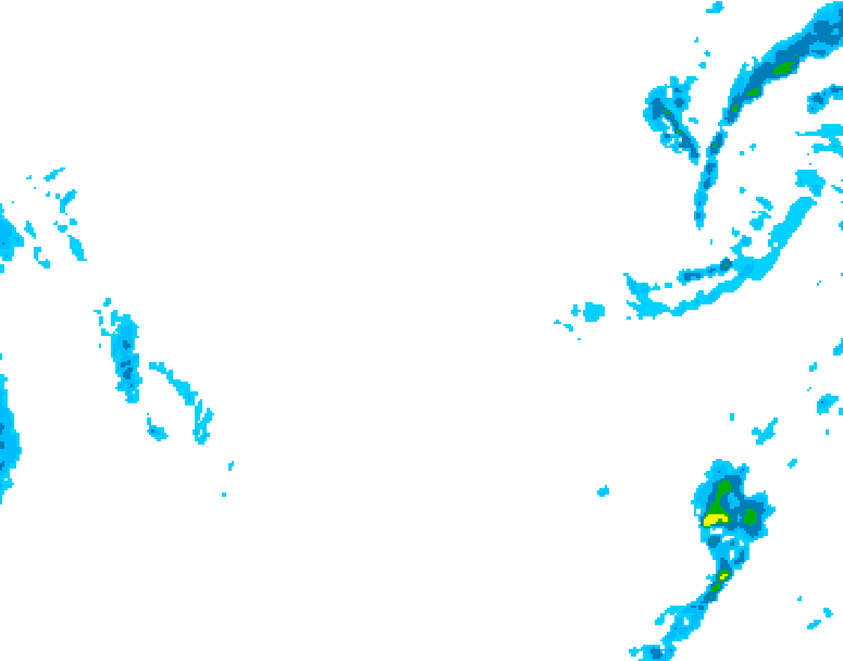 GDPS precipitation 228 hour forecast chart for Canada based on 2026/01/18 0000Z data