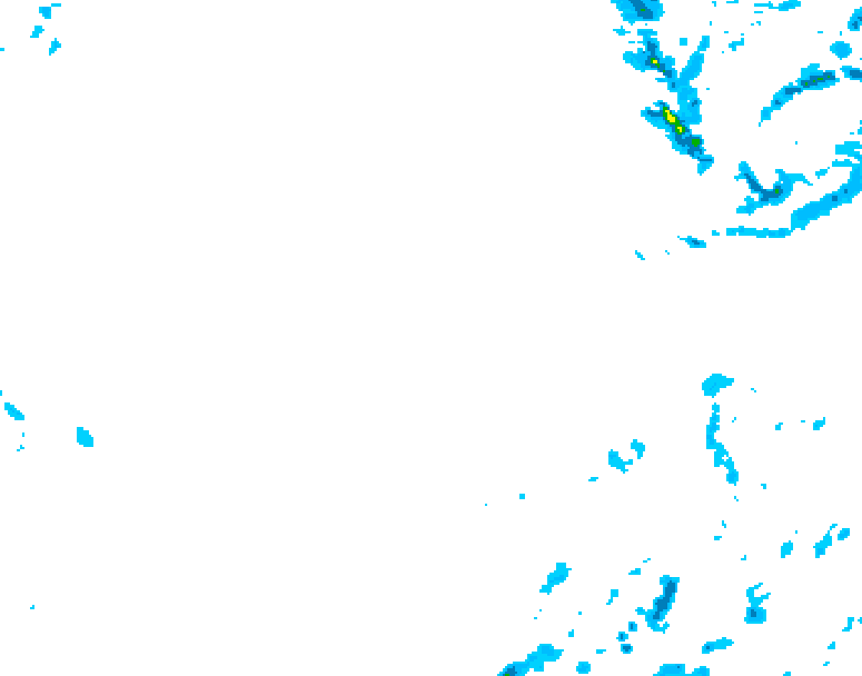 GDPS precipitation 096 hour forecast chart for Canada based on 2026/01/18 1200Z data