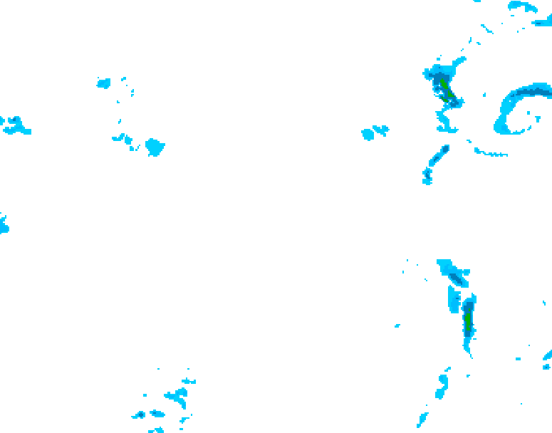 GDPS precipitation 144 hour forecast chart for Canada based on 2026/01/18 1200Z data