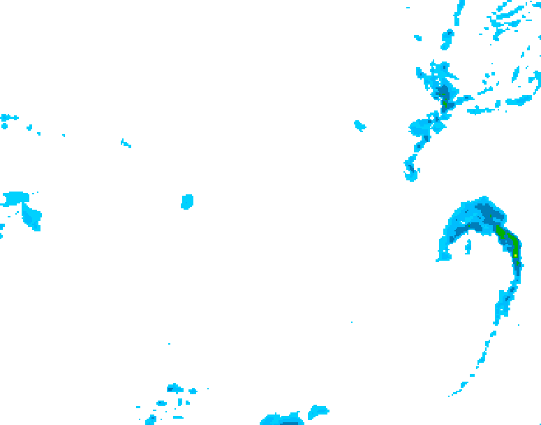 GDPS precipitation 156 hour forecast chart for Canada based on 2026/01/18 1200Z data
