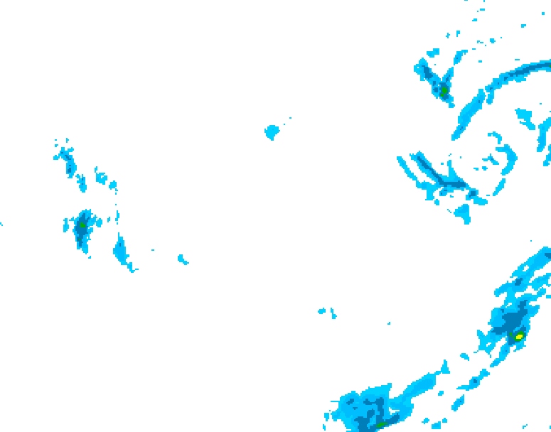 GDPS precipitation 192 hour forecast chart for Canada based on 2026/01/18 1200Z data