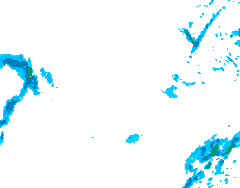 GDPS precipitation 216 hour forecast chart for Canada based on 2026/01/18 1200Z data