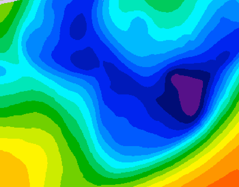 GDPS 500 millibar geopotential height 144 hour forecast chart for Canada based on 2026/01/19 0000Z data