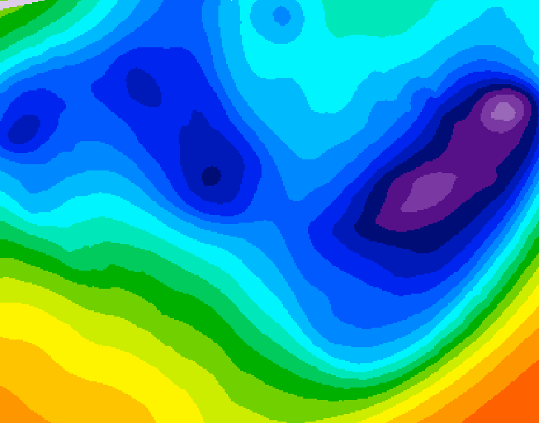GDPS 500 millibar geopotential height 168 hour forecast chart for Canada based on 2026/01/19 0000Z data