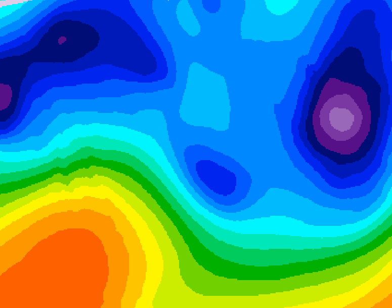 GDPS 500 millibar geopotential height 210 hour forecast chart for Canada based on 2026/01/19 0000Z data