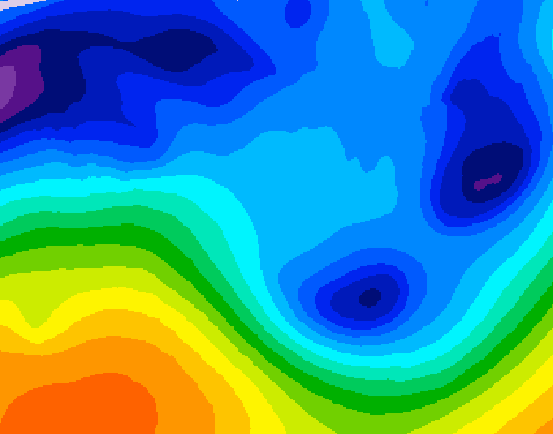 GDPS 500 millibar geopotential height 234 hour forecast chart for Canada based on 2026/01/19 0000Z data