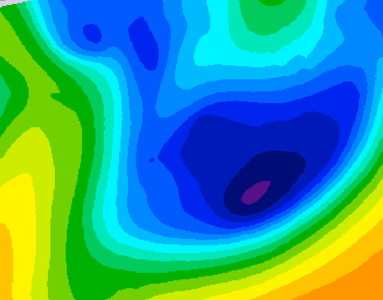 GDPS 500 millibar geopotential height 108 hour forecast chart for Canada based on 2026/01/19 1200Z data
