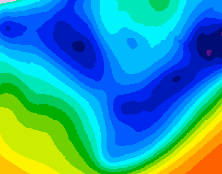 GDPS 500 millibar geopotential height 156 hour forecast chart for Canada based on 2026/01/19 1200Z data