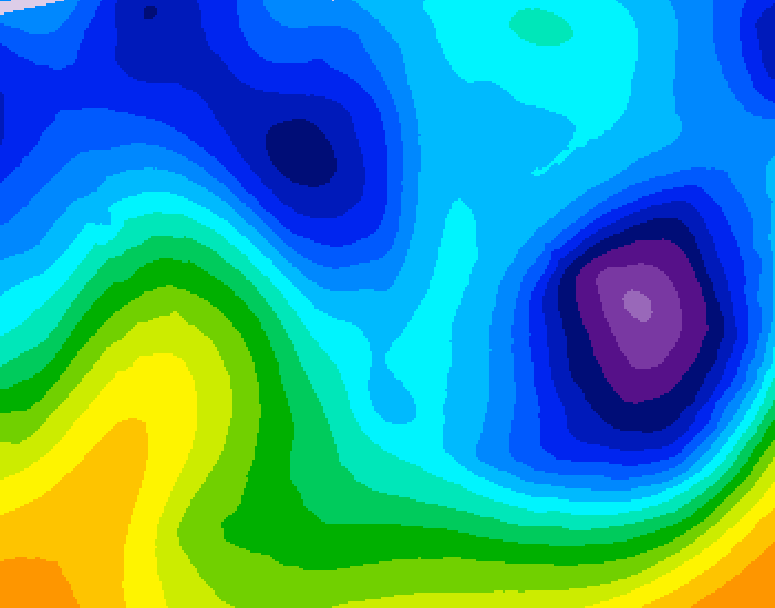 GDPS 500 millibar geopotential height 192 hour forecast chart for Canada based on 2026/01/19 1200Z data