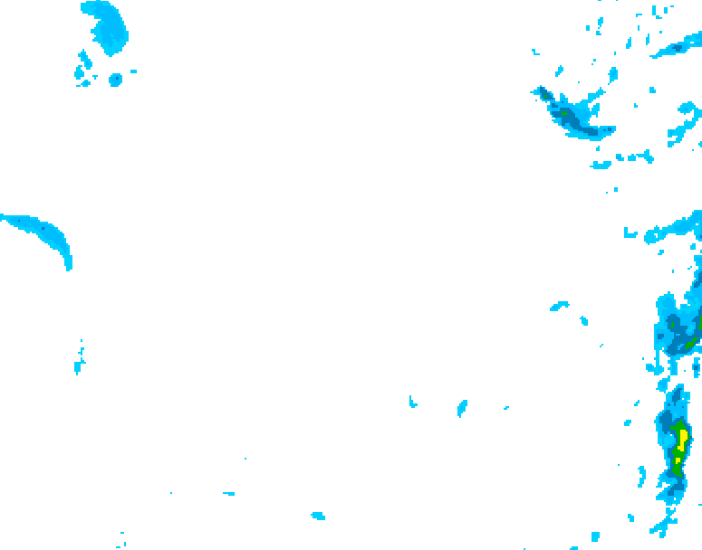 GDPS precipitation 108 hour forecast chart for Canada based on 2026/01/19 0000Z data
