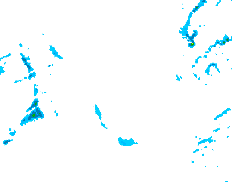 GDPS precipitation 228 hour forecast chart for Canada based on 2026/01/19 0000Z data