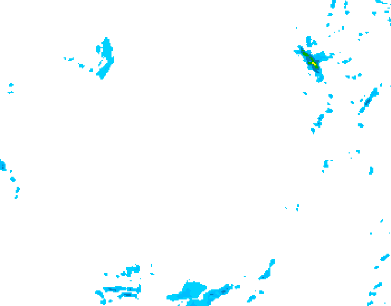 GDPS precipitation 108 hour forecast chart for Canada based on 2026/01/19 1200Z data